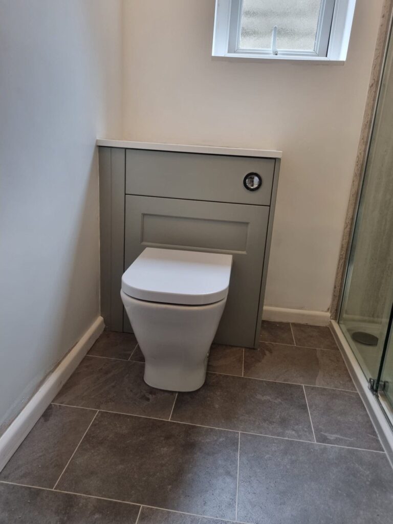 This is a photo of a new toilet installed in Buxton, Derbyshire by Buxton Plumbing